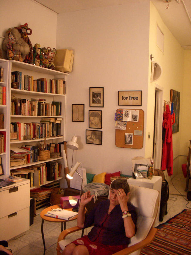 Studio of Letty Eisenhauer. New York, 2009.  Photo by Christoph Schreiber.