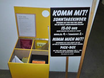Pick-Box for exhibition Appropriation of the Present, ©GfZK 2012