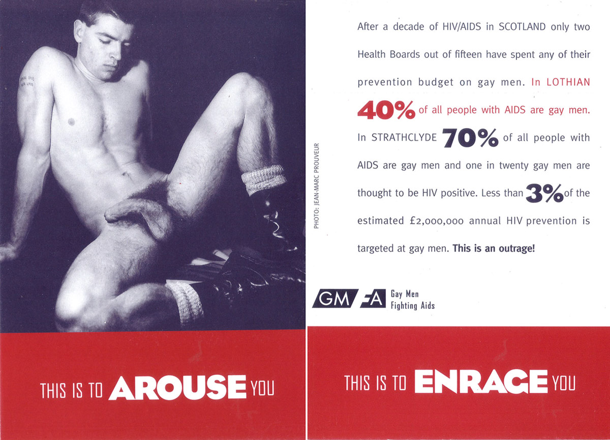 Fig. 3. GMFA, This is to Arouse You, 1994: postcard, front and back shown. Photograph by Jean-Marc Prouveur © GMFA.