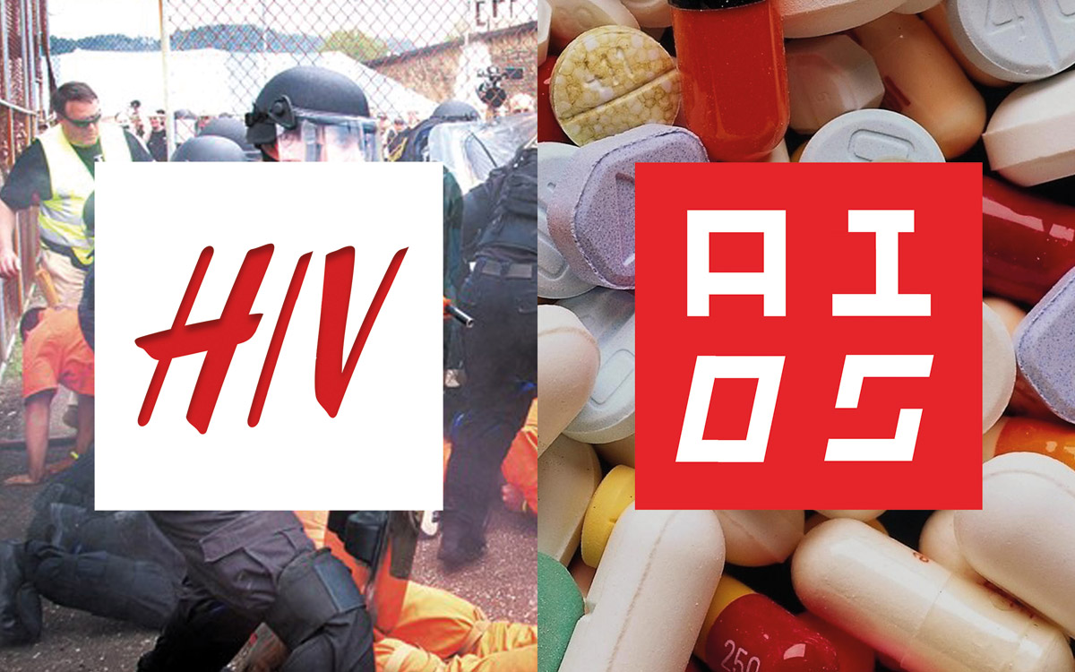 untitled panel (Profits: #HIV x #Prison x #AIDS x #Pharma 2013/2018), digital collage, 2018