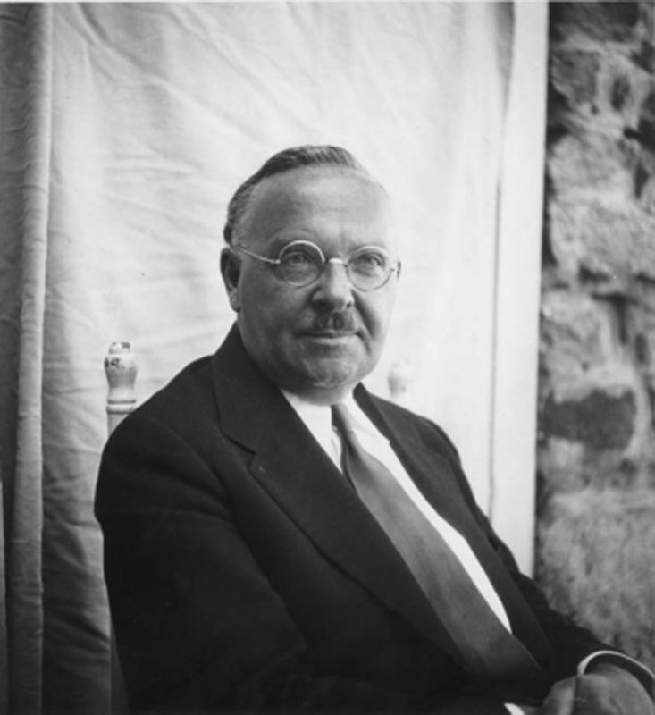 Portrait of John Andrew Rice, founder of Black Mountain College
