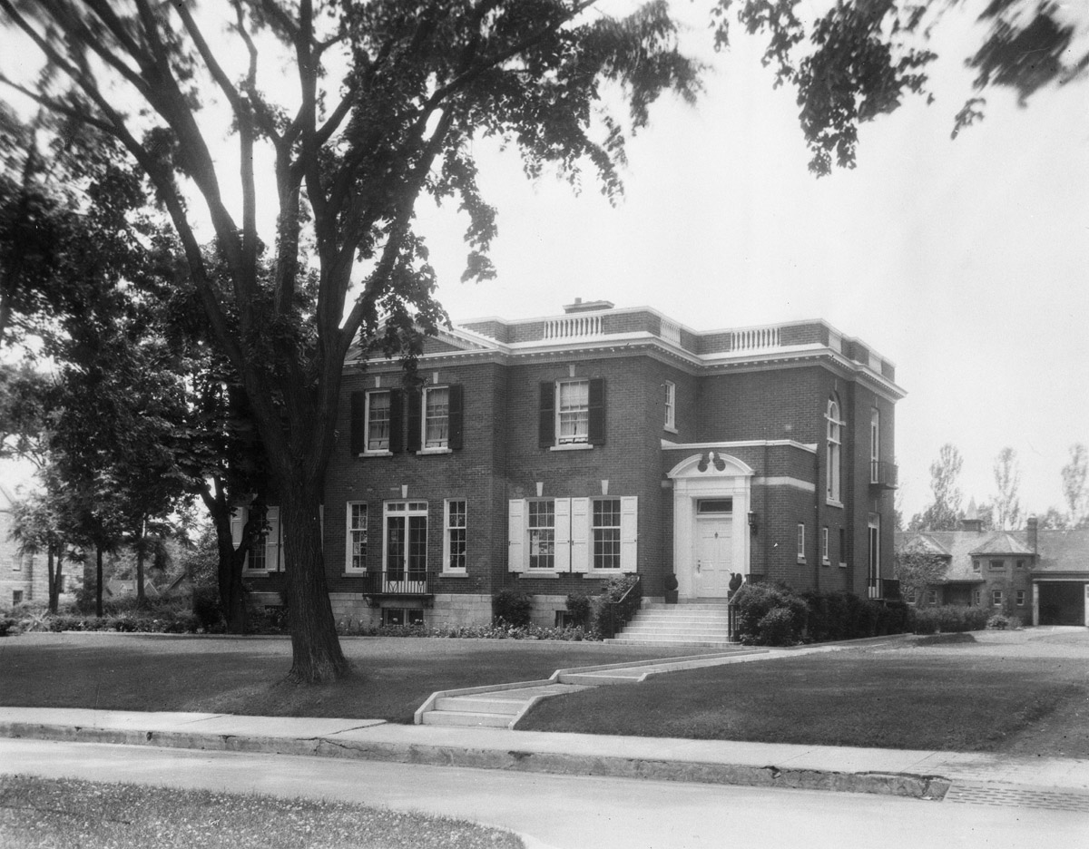 Agnes Etherington’s House, Historic View post 1924.