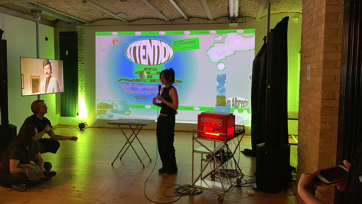 Attention is all I need, collaboration with HEK Basel, and students from OnCurating Academy Berlin, 2025