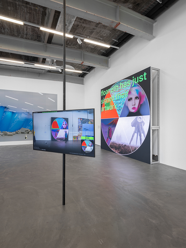 Installation view of DYOR – A Slice of the Pie at Kunsthalle Zürich. Photograph by Julien Gremaud © Kunsthalle Zürich