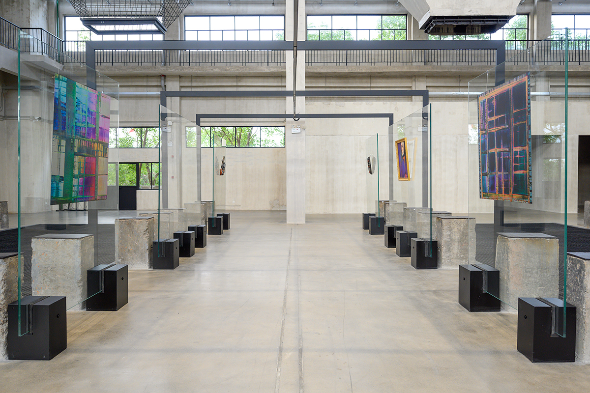 Obvious, Works from La Famille Belamy, Facets of AGI and Trials and Errors. Exhibition view at Aiiiii, 2021