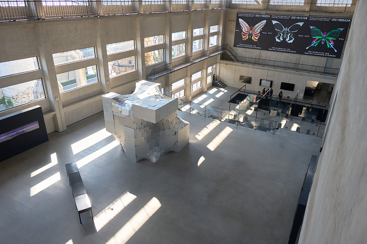 Exhibition The Book of Sand, 2021. Exhibition view at Aiiiii, 2021. Photograph by Kai.