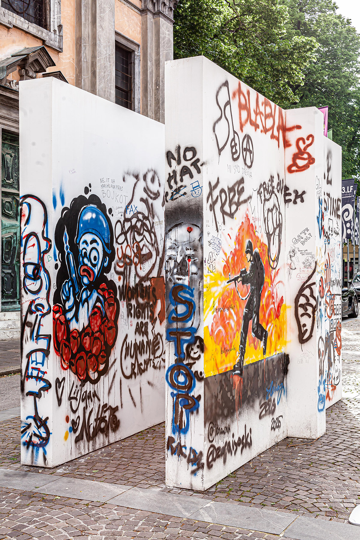 if walls could tell, Ljubljana